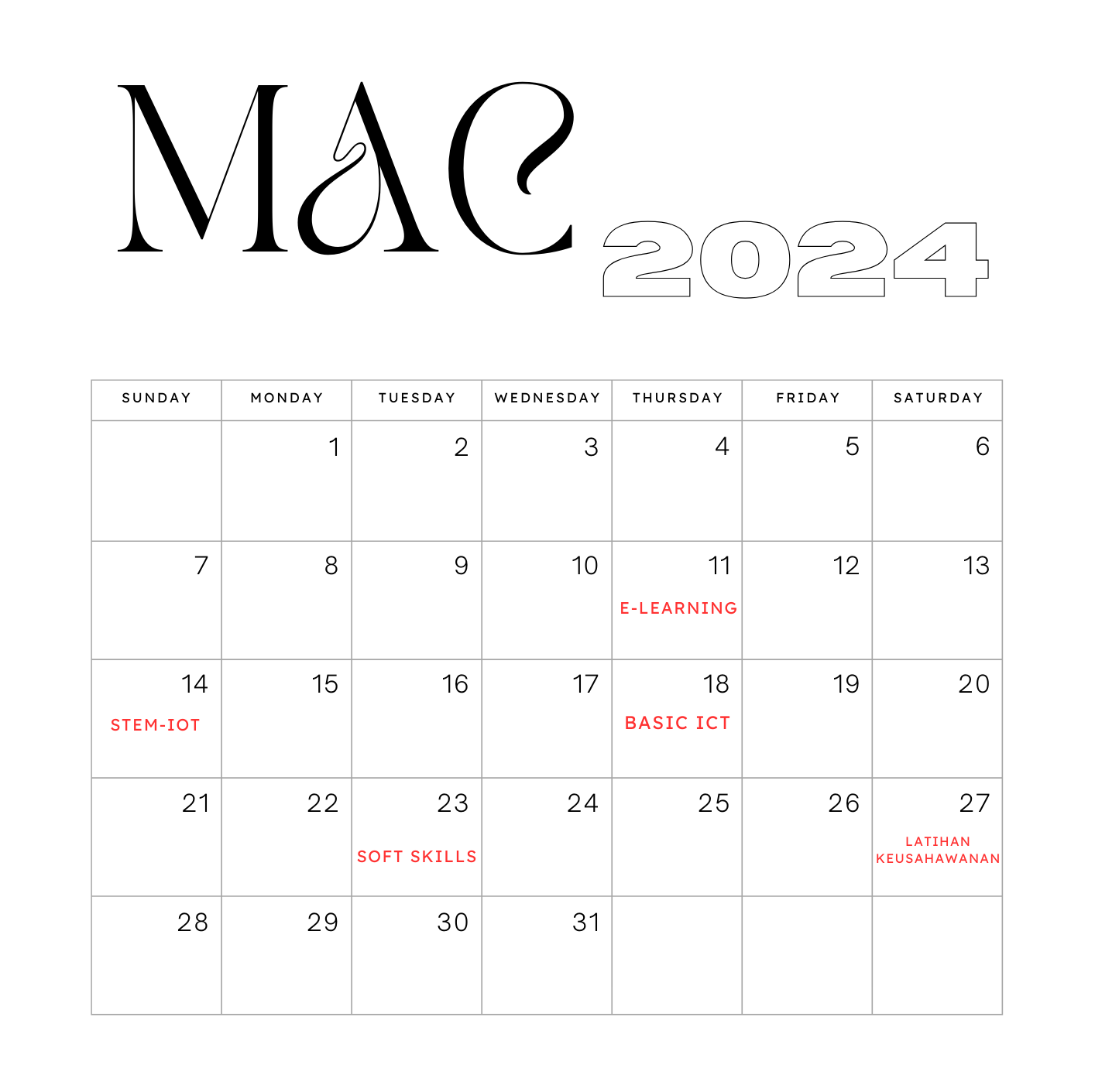 MARCH 2024
