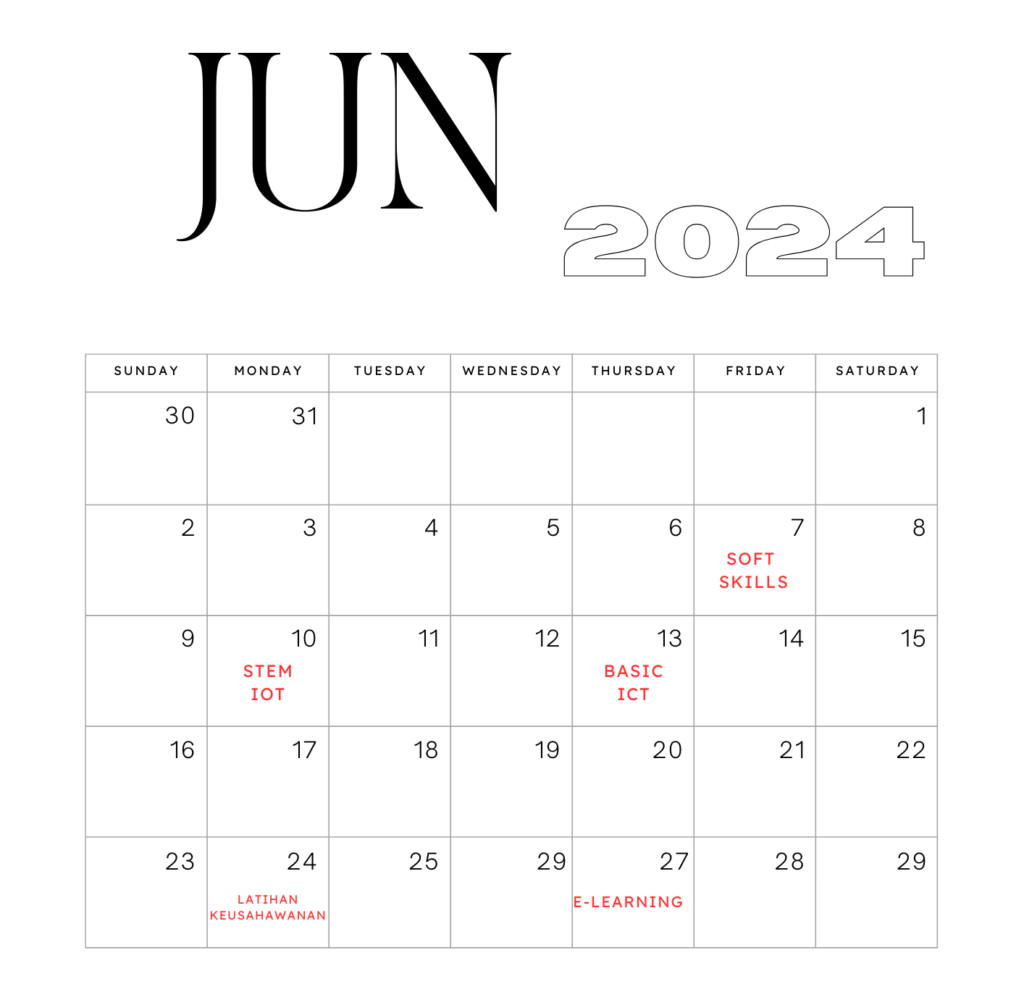 Jadual Perancangan Aktiviti Bulan Jun 2024 Nadi Felda Kerteh 2