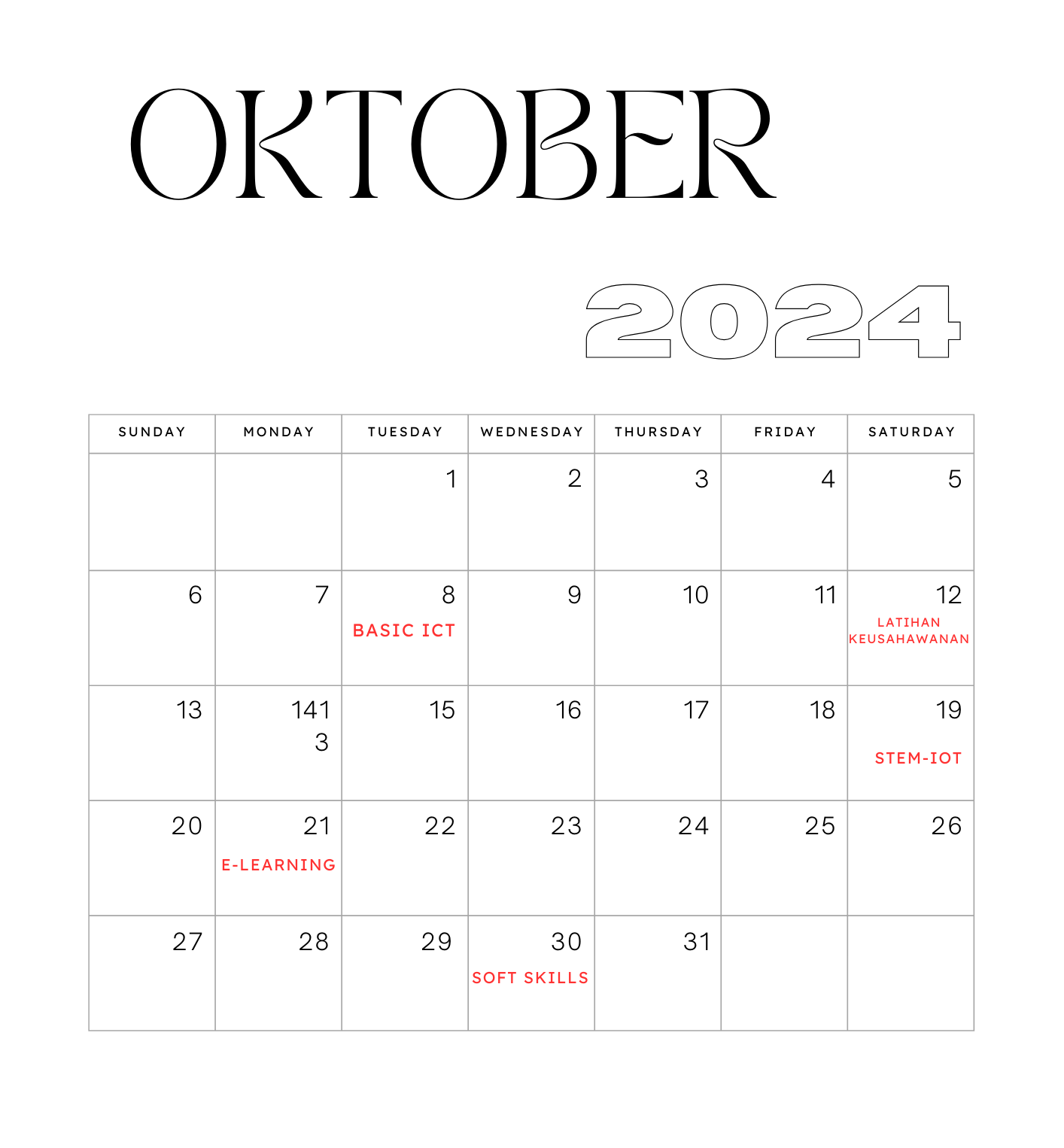 OKTOBER 2024